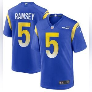 Los Angeles Rams Jalen Ramsey Nike Royal Player Game Jersey - Big Kids Medium